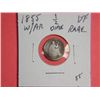 Image 1 : 1855 1/2 DIME
