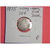 Image 1 : 1875 SEATED LIBERTY DIME