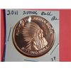 Image 1 : 2011 1 OUNCE COPPER SITTING BULL