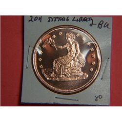 2011 1 OUNCE COPPER SITTING LIBERTY