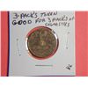 Image 1 : GOOD FOR 3 PACKS CIGARETTES TOKEN
