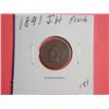 1891 INDIAN HEAD CENT