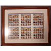 Image 1 : Framed Limited Edition Uncut Sheet of "Legends of the West" stamps. MINT COND