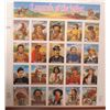 Image 2 : Framed Limited Edition Uncut Sheet of "Legends of the West" stamps. MINT COND