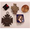 Image 1 : Lot of Vintage German Medals, One dated 1914/1918, Another dated 1937