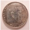 Image 1 : 1937-F German Silver 5 Mark AU