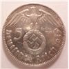 Image 2 : 1937-F German Silver 5 Mark AU