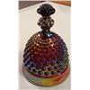 Image 1 : Carnival Glass Bell by Imperial, U.S.A. 5 1/2" tall