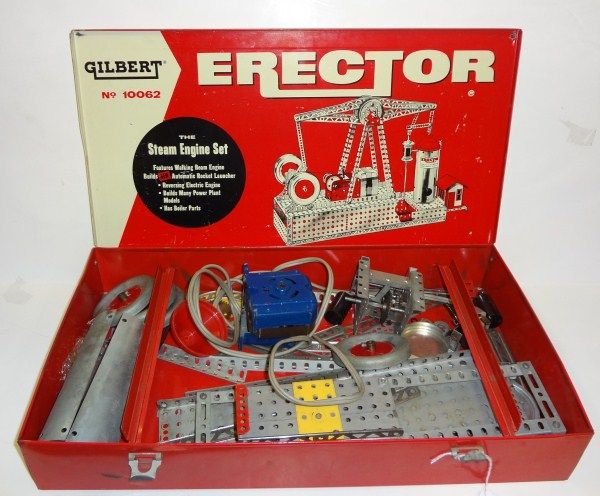 Vintage No. 10062 Erector Set Set, Gilbert, The Steam engine Set