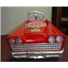 Image 2 : Vintage Pedal Car, restored, works ,with original wheels, repainted
