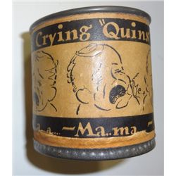 Vintage "Crying Quins" box, Makes crying noise when it is moved.