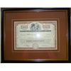 Image 1 : Framed stock certificate Columbus and Southern Ohio Electric Company - 50 share