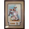 Image 1 : Framed Native American Dance Stamps and Fine Art Print by the U.S. Postal Servic