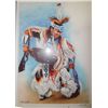 Image 2 : Framed Native American Dance Stamps and Fine Art Print by the U.S. Postal Servic