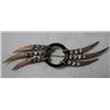 Image 1 : Victorian Brooch with rhinestones & french jet, 4 1/2" long