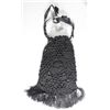 Image 1 : Antique Knitted purse, great condition, 14" long including fringe, drawstring