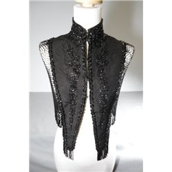 Stunning Vintage Victorian Beaded Collar/shawl EXQUISITE!