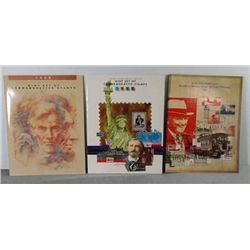 1984, 1985 & 1986 Commemorative Mint Sets from the U.S. Postal Service MINT