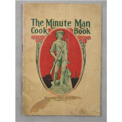 1909 MINUTE MAN COOKBOOK from the Minute Tapioca Co  est $40-$50
