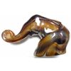 Image 1 : Elephant, Caramel Slag End O'Day Glass by Imperial