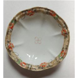 Vintage Hand Painted Nippon Bowl in autumn colors- nicely done! 7" in diameter