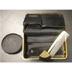 Vintage Lin Bren Compact Purse, contains Compact and Original Comb.