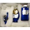 Image 1 : Rare Vintage Evening in Paris Gift Set, Cobalt bottles,