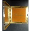 Image 2 : Vintage compact signed by Elgin America "American Beauty" measures  2 3/4" squar