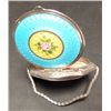 Image 3 : Older Vintage Compact with handle, 2 1/4" in diameter