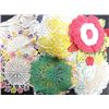 Image 2 : Huge Lot of Vintage Hand Crocheted & Tatted doilies and armrest covers