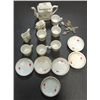 Image 1 : Very old Vintage Child's Tea Set, complete with six spoons!