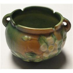 Roseville Pottery 653-3, circa 1940's, "White Rose" Jardiniere, near mint cond