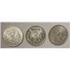 Image 2 : ( 3 ) THREE NICE CIRCULATED MORGAN SILVER DOLLARS