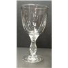 Image 1 : Lot of 9 Wine Glasses Tiffin Glass Mirage Pattern  7" tall