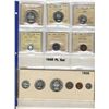 Image 1 : RCM, 1958 Proof Like Set. All coins ICCS graded PL66 some with Cameo to Ultra Heavy Cameo designatio