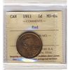 Image 1 : 1911 1¢ ICCS MS64RD.