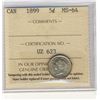 Image 1 : 1899 5¢ ICCS MS64. Near Gem, a lovely example.