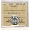 Image 1 : 1947 10¢ ICCS MS65. Lovely Gem.