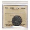 Image 1 : 1913 25¢ ICCS MS60. Lovely example.
