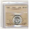 Image 1 : 1942 25¢ ICCS MS65. A true Gem.