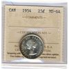 Image 1 : 1954 25¢ ICCS MS64.
