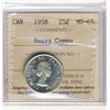 Image 1 : 1958 25¢ ICCS MS65 Heavy Cameo.