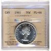 Image 1 : 1961 50¢ ICCS PL66 Heavy Cameo.