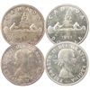 Image 1 : 1957 $1 MS65 & 1 WL MS63. Lot of 2 PCGS graded coins. Regular issue shows full lustre under golden b