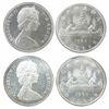 Image 1 : 1965 $1 LgBds Blt & Lg Bd Ptd 5 (T.4) ICCS MS64. Also includes 1965 $1 SmBds Blt NNC MS67(PL strike)