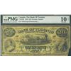 Image 1 : The Bank of Toronto 1923 $20 #146742 CH-715-22-60. PMG VG10 Net. Bottom right hand corner missing an