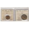 Image 1 : 1916 1¢ & 1928 ICCS MS63RD.  Lot of 2 coins.