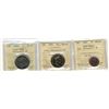 Image 1 : 1983 1¢, 1992 Loon & 2000W $2.  Lot of 3 ICCS MS67 NBU examples.