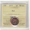 Image 1 : 2012 1¢ ICCS MS66RD.