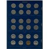 Image 1 : 1922 to 1967 5¢ Lot.  Almost complete collection comes in old blue Whitman holder (Nickels Miscellan